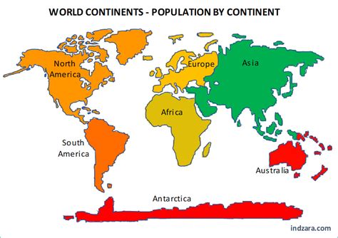 Continents Of The World Map – States Map Of The Us