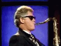 Bill Clinton GIF - Bill Clinton Sax - Discover & Share GIFs