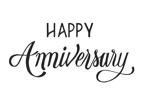 Happy anniversary typography design illustration - Download Free Vectors, Clipart Graphics ...