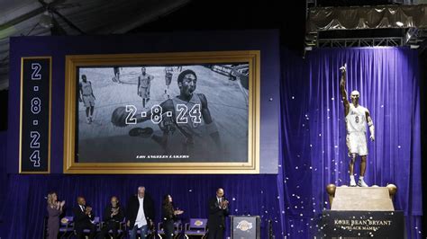 Los Angeles Lakers Honor Kobe Bryant with Iconic Statue Unveiling at ...