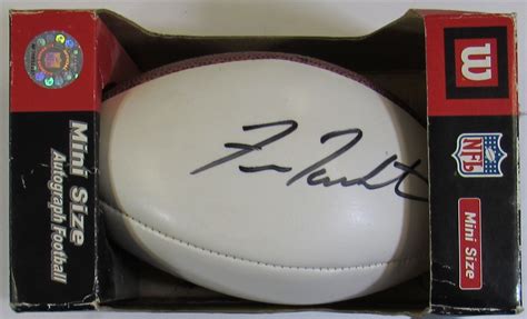 Lot Detail - Fran Tarkenton Signed Football