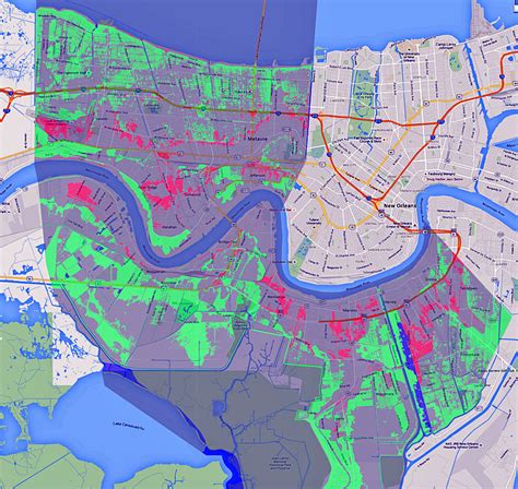 Jefferson Parish Flood Zone Map