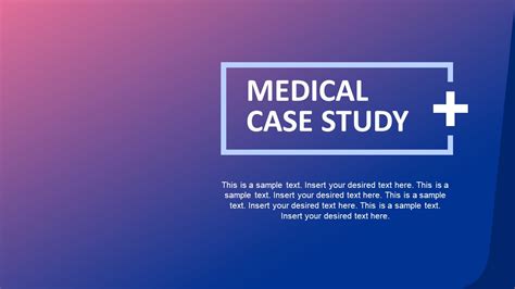 Medical Case Study PowerPoint Template - SlideModel