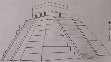 Cómo dibujar a Chichen Itza | How to draw Chichen Itza |HD - YouTube