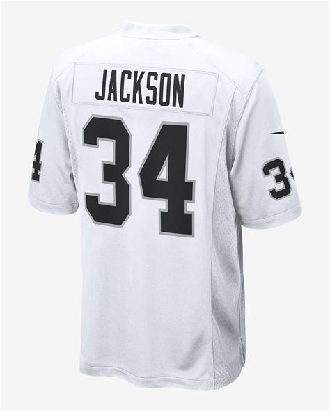 NFL Las Vegas Raiders (Bo Jackson) Men's Game Football Jersey. Nike.com