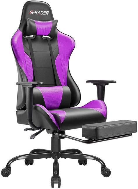 Walnew High Back Gaming Chair Ergonomic Gaming Computer Chair,Purple - Walmart.com - Walmart.com