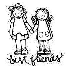 Friends Clipart Black And White Png - malayrevin