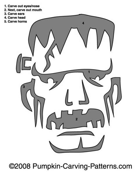 Image result for frankenstein pumpkin stencil | Pumpkin stencil, Pumpkin carvings stencils ...