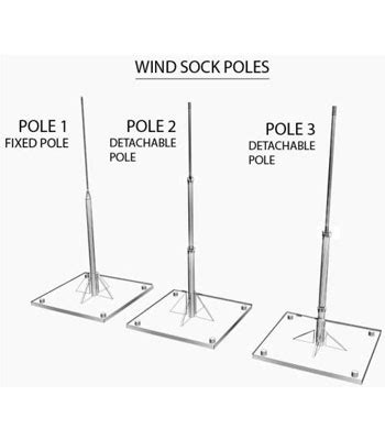 Wind Sock Poles. | KUBA TRADING