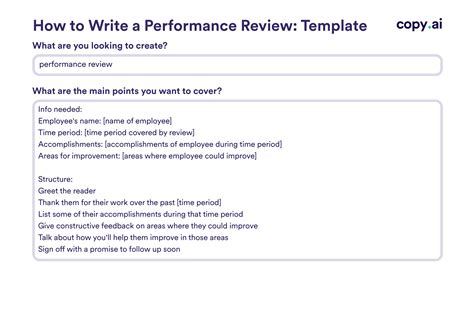 Performance Review Templates: How To Write & Examples