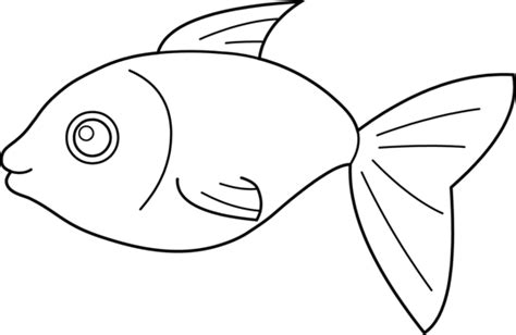 Fish clipart, Fish coloring page, Clip art