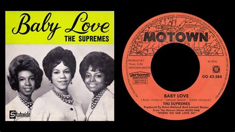 The Supremes - Baby Love - YouTube