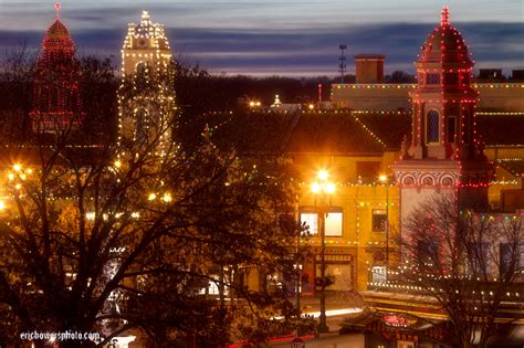 Kansas City Plaza Lights at Dusk - Eric Bowers Photoblog