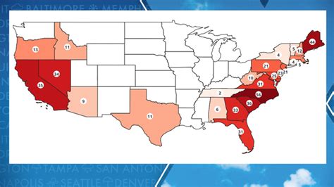 Here’s a look at which states found themselves in the most tropical ...