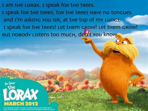 Lorax Dr Seuss Quotes