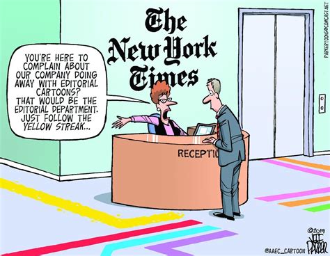 The New York Times cuts all political cartoons, and cartoonists are not happy | Skyline725 ...