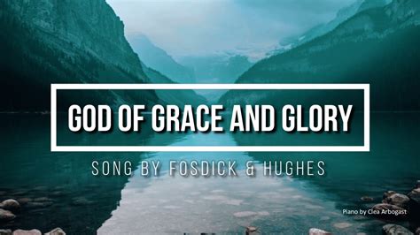 God of Grace and Glory - Hymn with Lyrics - Solo Piano - YouTube