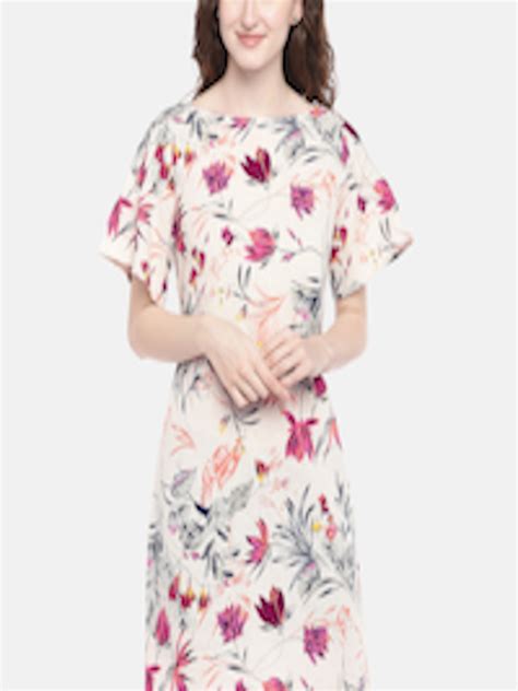 Buy Cottonworld Women Multicoloured Printed A Line Dress - Dresses for Women 9175471 | Myntra