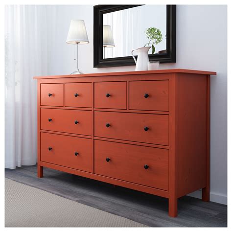 HEMNES 8-drawer dresser, dark gray stained, 63x373/8" - IKEA | Ikea hemnes dresser, Ikea hemnes ...
