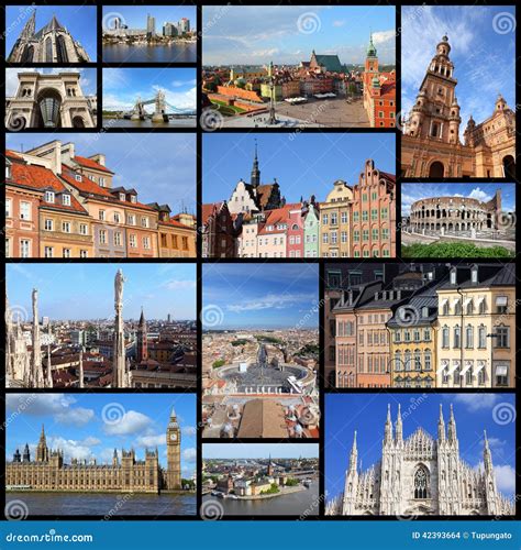 Europe landmarks stock photo. Image of europe, landmarks - 42393664