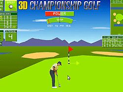 3D Championship Golf Game - Play online at Y8.com