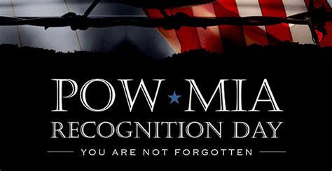 National POW/MIA Recognition Day – September 20, 2024