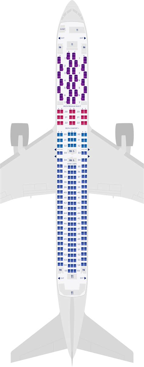 Delta Airlines Boeing 767 300 Seat Map | Brokeasshome.com