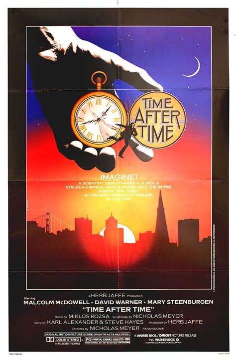 Time After Time Original 1979 U.S. One Sheet Movie Poster - Posteritati Movie Poster Gallery