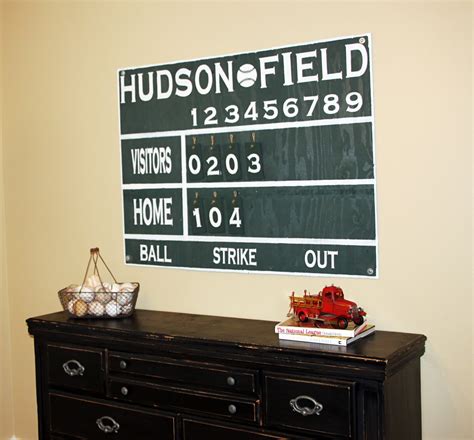 That Village House: Baseball Scoreboard {Wall Art}