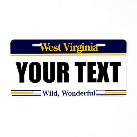 West Virginia Custom License Plate by ranger275store