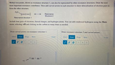 (Solved) - Methyl Isocyanate, Shown As Resonance Structure 1, Can Also Be... (1 Answer ...