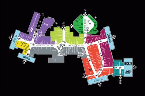 Mall Map For The Florida Mall® - A Shopping Center In Orlando, Fl - Florida Mall Map | Printable ...