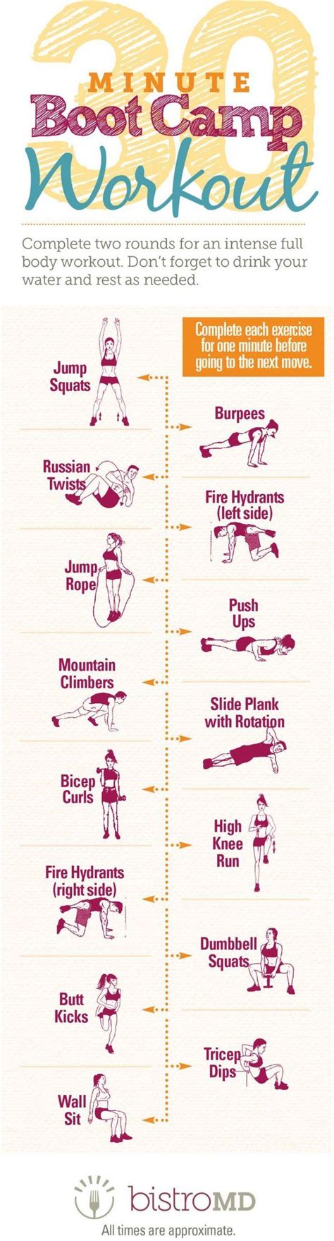 30 Minute Boot Camp Workout: Add this quick workout into your weekly ...