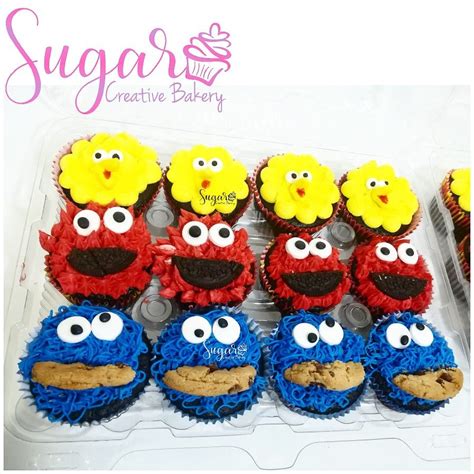 Plaza sésamo sesame Street cupcakes abelardo come galletas elmo | Come galletas, Plaza sesamo ...