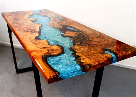 River Table Dining Tables - Etsy | Wood resin table, Wood table design, Diy resin wood table