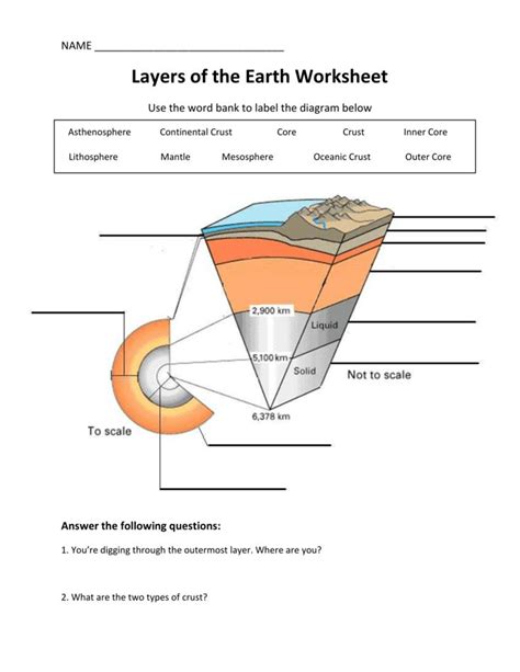 The Earth's Interior Answer Key