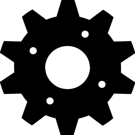 SVG > gears engine mechanical aluminum - Free SVG Image & Icon. | SVG Silh