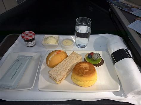 Cathay Pacific Business Class Food