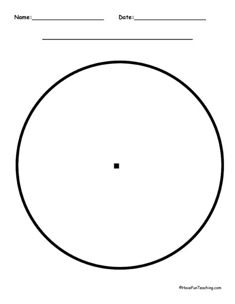 Blank Pie Graph | Have Fun Teaching