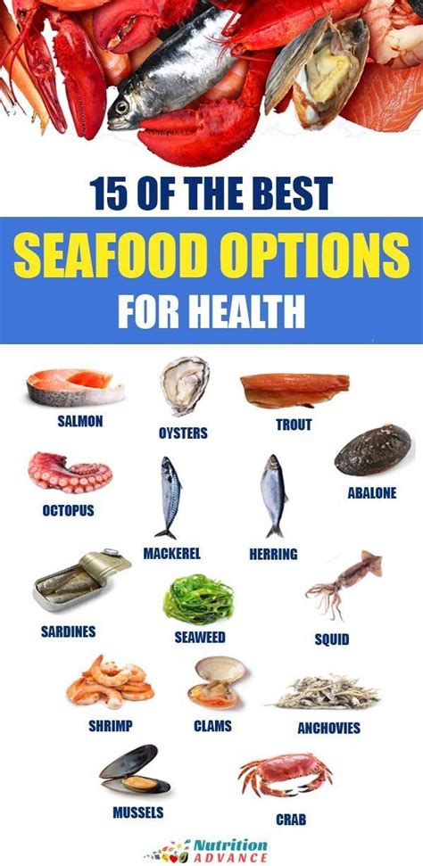 22 Healthy Types of Seafood: the Best Options | Healthy nutritional ...