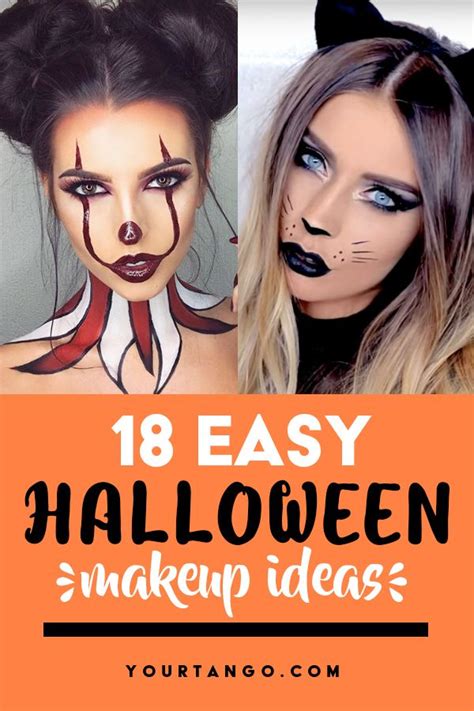 Halloween Makeup Diy Easy, Easy Halloween Face Painting, Diy Adult Halloween Costumes, Halloween ...