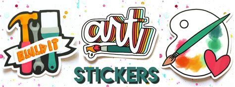 The best place to order custom stickers - A girl and a glue gun