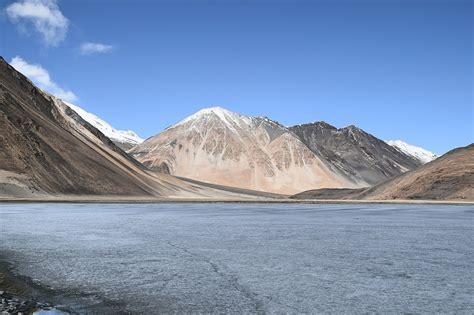 Lake Mountains Pangong Frozen - Free photo on Pixabay - Pixabay