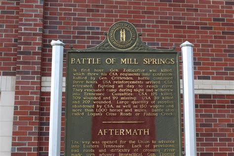 Learning Civil War History at Mill Springs Battlefield - Hobbies on a ...