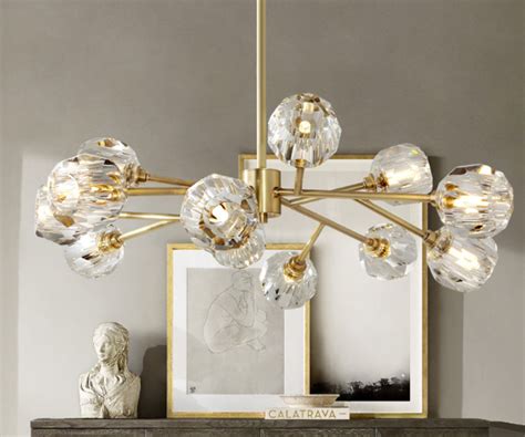 Hendrika Luxury Elegant Glossy Crystal Chandelier Light | Light Vault