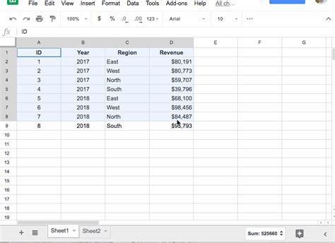 How To Make a Table in Google Sheets, and Make It Look Great