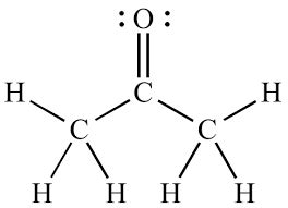 Consider the chemical structure of acetone (dimethyl ketone). Would you expect the carbonyl ...