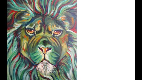 Lion | Acrylic painting wildlife tutorial | The Art Sherpa | TheArtSherpa - YouTube