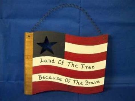 Land of the Free American Flag, USA Flag, Old Glory, Flag, USA, Wooden Patriotic Decor, Wooden ...