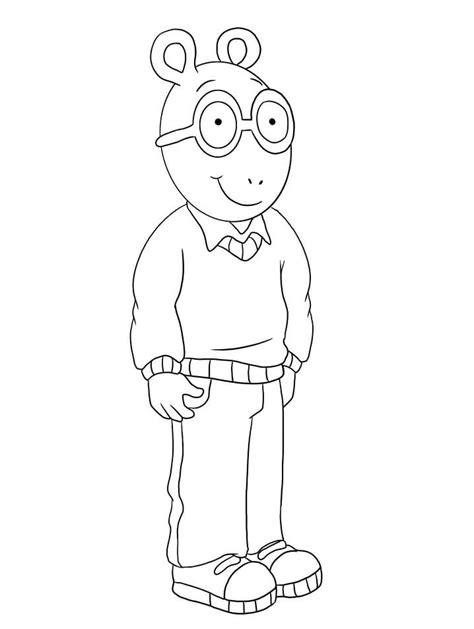 Arthur Read coloring page - Download, Print or Color Online for Free